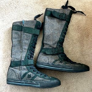Converse knee high boots